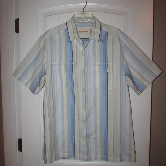 Tommy Bahama Short Sleeves Shirt Men's Medium - Picture 3 of 13